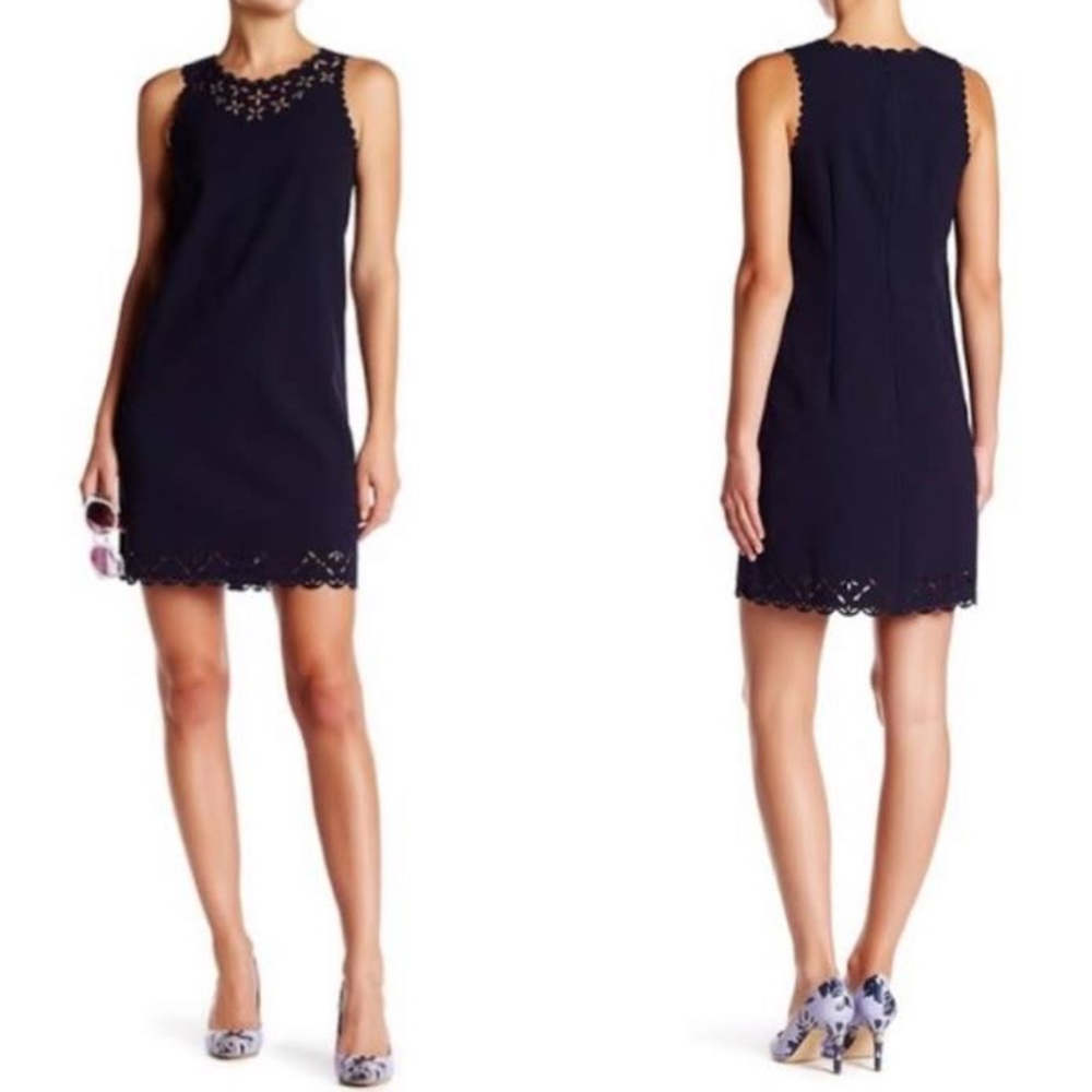 J. Crew Laser-Cut Floral Dress